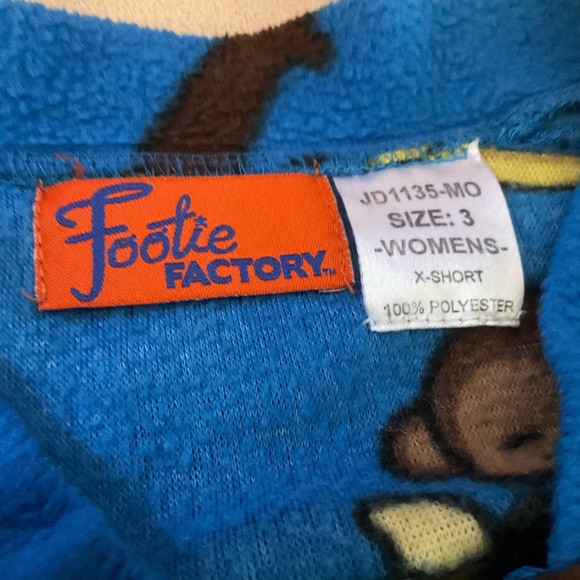 Hot Topic store Junior novelty monkey onesie with feet In pre owned condition. - Picture 3 of 7